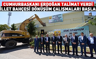 Cumhurbaşkanı Erdoğan Talimat Verdi Millet Bahçesi Dönüşüm Çalışmaları Başladı