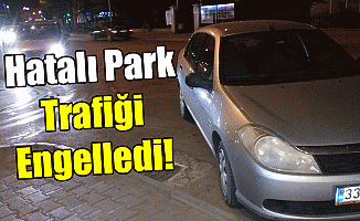 Hatalı Park Trafiği Engelledi!