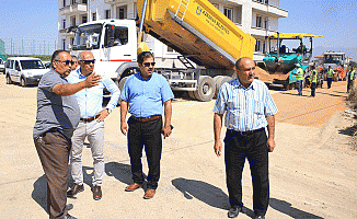 LARENDE MAHALLESİ’NDE ALTYAPI VE ÜST YAPI ÇALIŞMALARI DEVAM EDİYOR