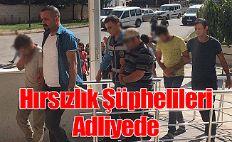 Hırsızlık Şüphelileri Adliyede