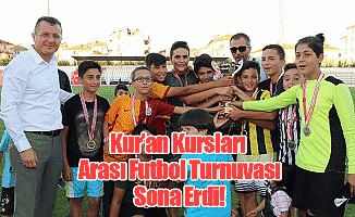 KARAMAN’DA KUR’AN KURSLARI ARASI FUTBOL TURNUVASI SONA ERDİ