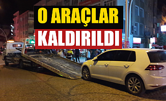 O ARAÇLAR KALDIRILDI