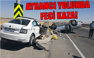 Ayrancı Yolunda Korkunç Kaza!