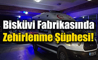 Bisküvi Fabrikasında Zehirlenme Şüphesi!