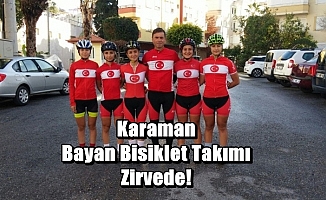 Karaman Bayan Bisiklet Takımı Zirvede!