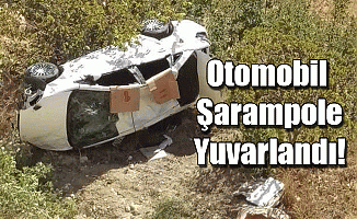 Otomobil Şarampole Yuvarlandı!