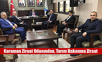 Karaman Ziraat Odasından, Tarım Bakanına Ziraat