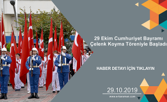 29 Ekim Cumhuriyet Bayramı Çelenk Koyma Töreniyle Başladı