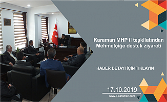 Karaman MHP il teşkilatından Mehmetçiğe destek ziyareti