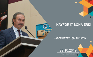 KAYFOR17 SONA ERDİ