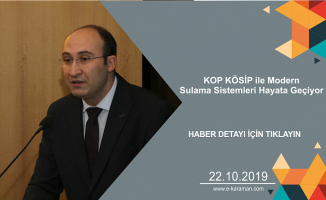 KOP KÖSİP ile Modern Sulama Sistemleri Hayata Geçiyor