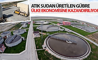 Atık Sudan Üretilen Gübre Ülke Ekonomisine Kazandırılıyor