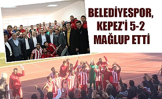 BELEDİYESPOR, KEPEZ'İ 5-2 MAĞLUP ETTİ