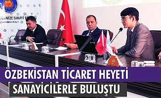 ÖZBEKİSTAN TİCARET HEYETİ KARAMAN'DA SANAYİCİLERLE BULUŞTU