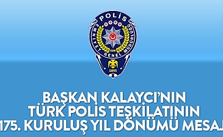 Başkan Kalaycı, Türk Polis Teşkilatının 175. Kuruluş yıl dönümü mesaı