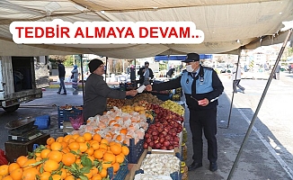 Karaman'da Belediye Maske Dağıttı