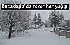 Karaman Bucakkışla'da rekor kar yağışı