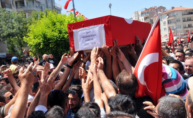 Şehidimiz Oğuzhan Küçük Karaman#39;da Son Yolculuğuna Uğurlandı